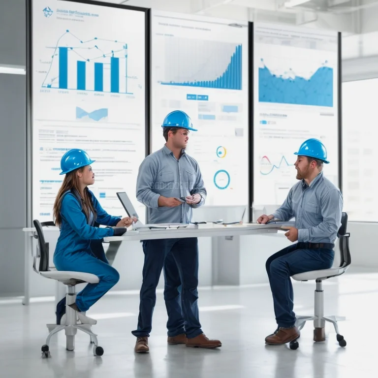 Oil and gas professional studying online